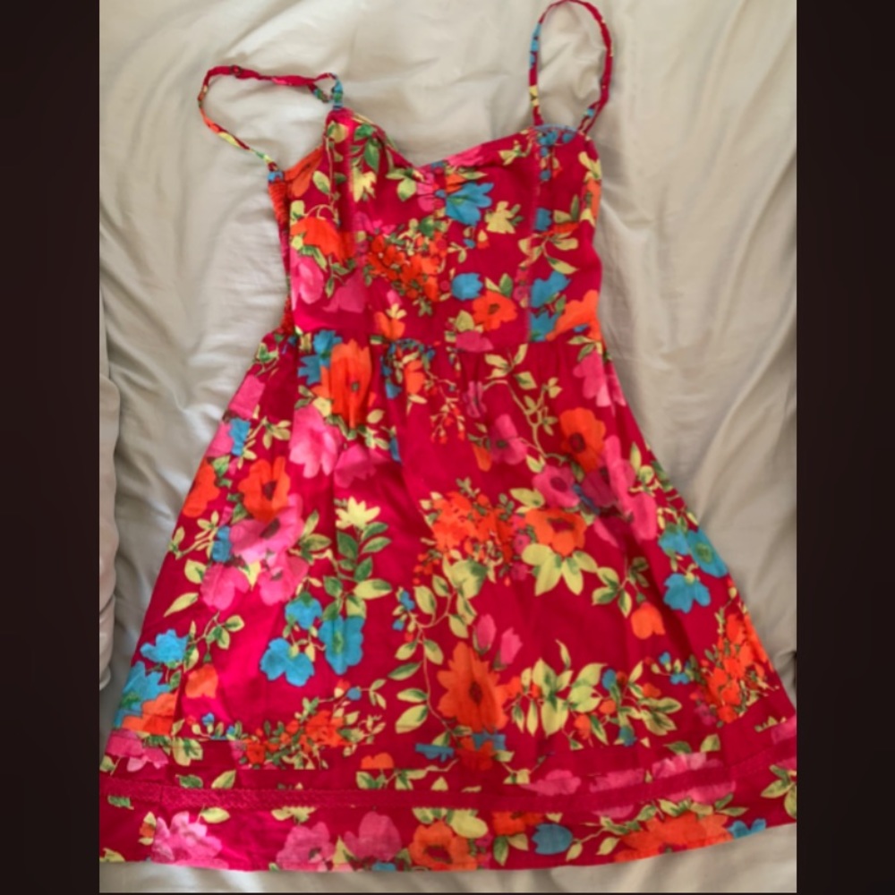 Floral print sun dress